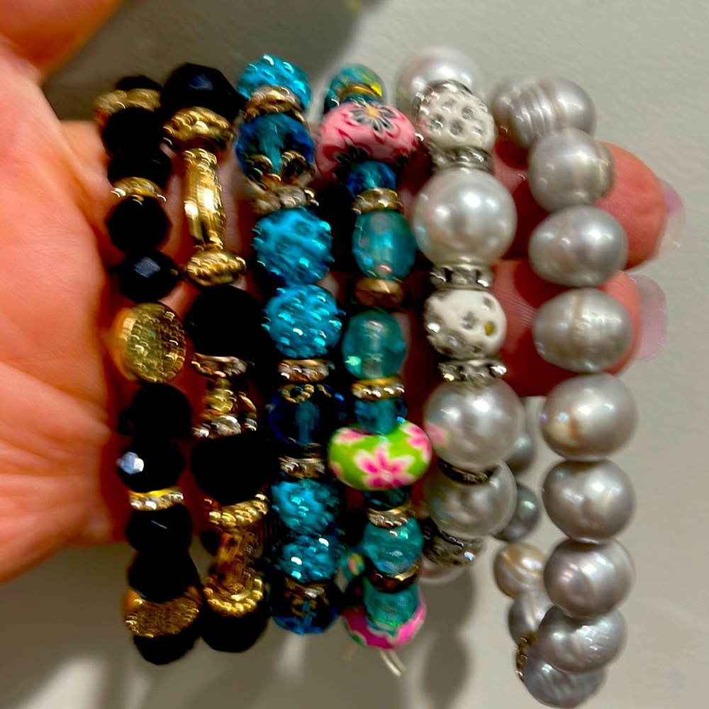 Sweet little beaded bracelets